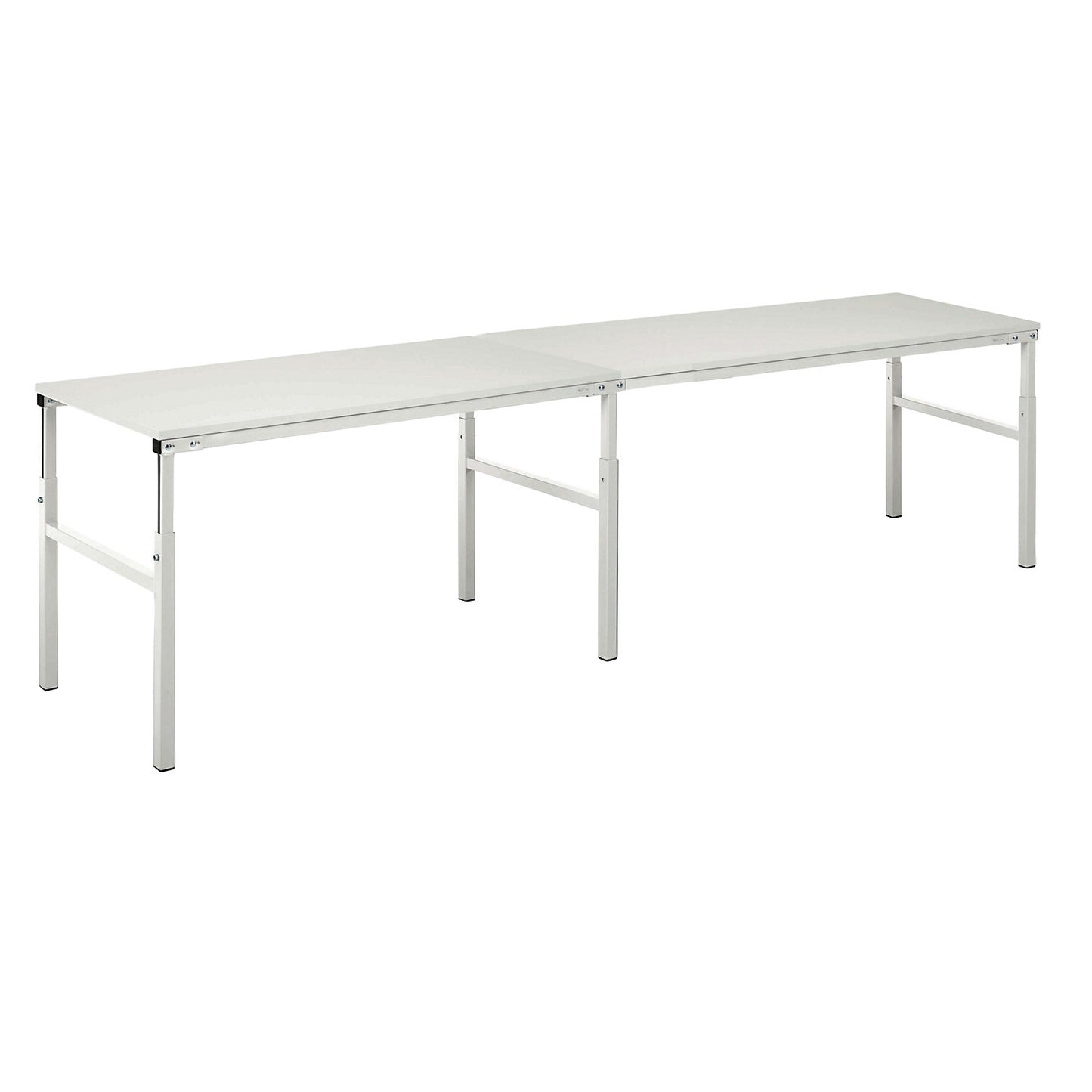 Series TP straight add-on table, manual height adjustment, WxD 1800 x 700 mm.
