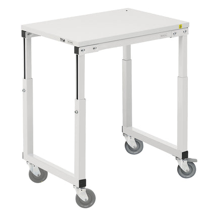 Table trolley, height adjustable 650 - 900 mm, WxD 700 x 500 mm.