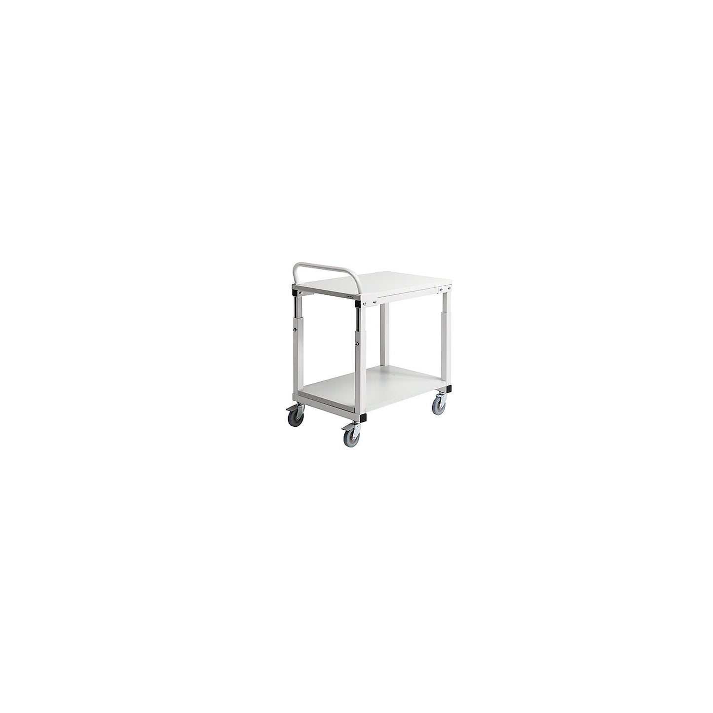 Table trolley, height adjustable 650 - 900 mm, WxD 700 x 500 mm.