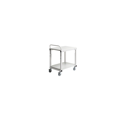 Table trolley, height adjustable 650 - 900 mm, WxD 700 x 500 mm.