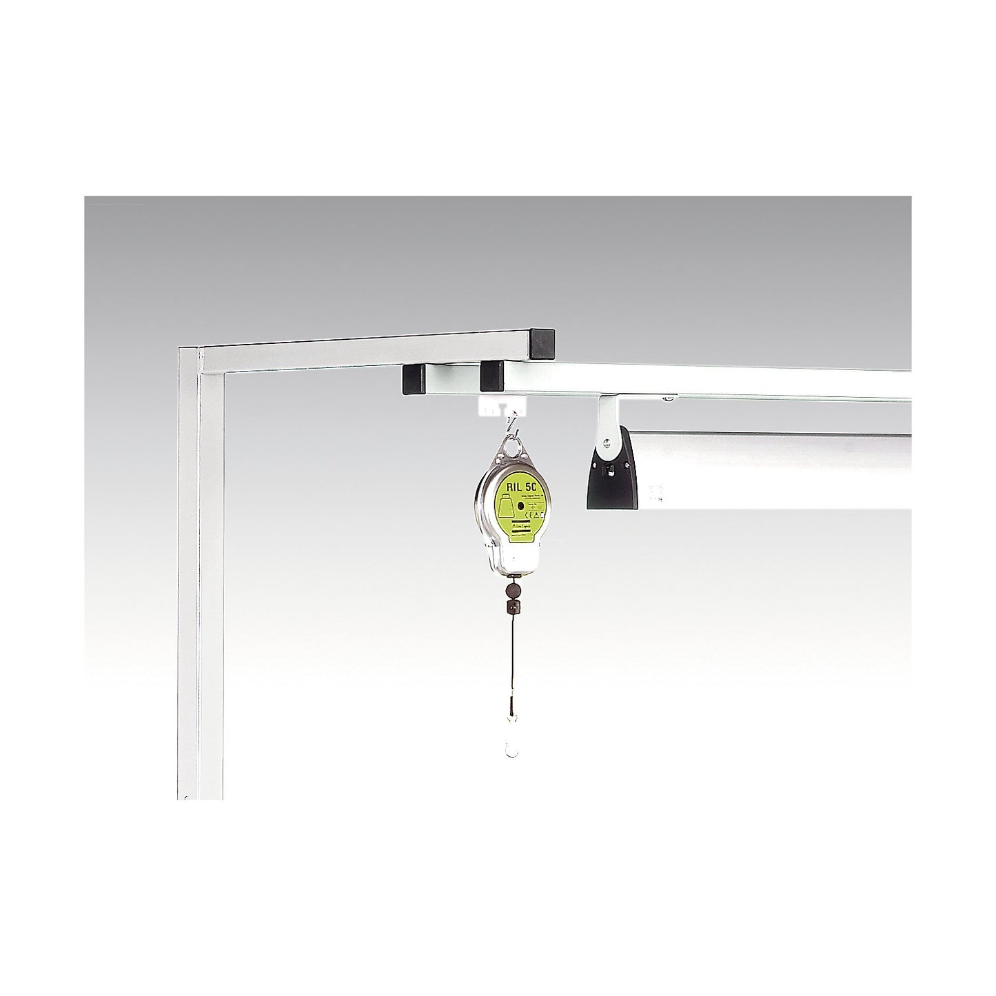 Support frame for TPH workbench, with add-on shelf, with width 1500 mm.