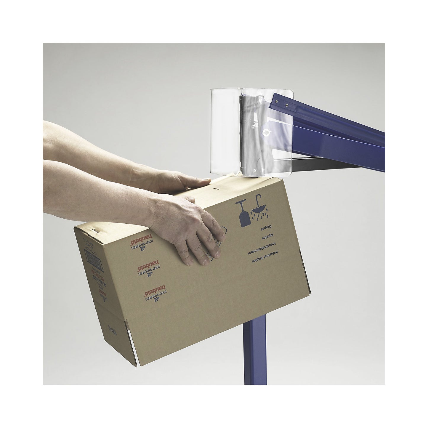 Fixed stapling machine, for bottom stapling, mechanical for staples 15 - 22 mm.