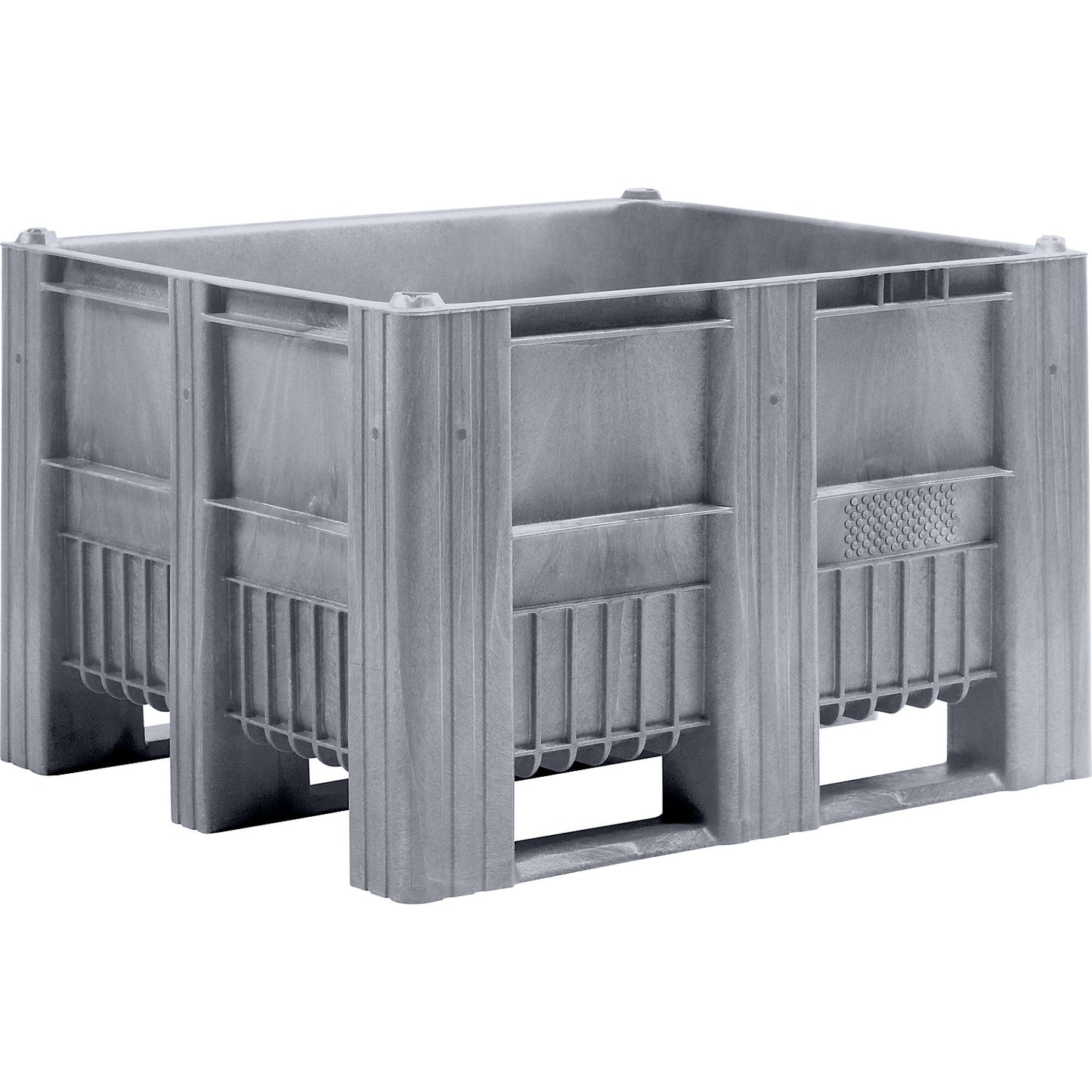 Pallet box, capacity 670 l, grey.