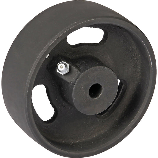 Grey cast iron wheel, plain bearings, wheel Ø x width 100 x 35 mm.