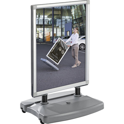 WINDTALKER advertising stand, HxWxD 1123 x 670 x 590 mm, 1+ items.