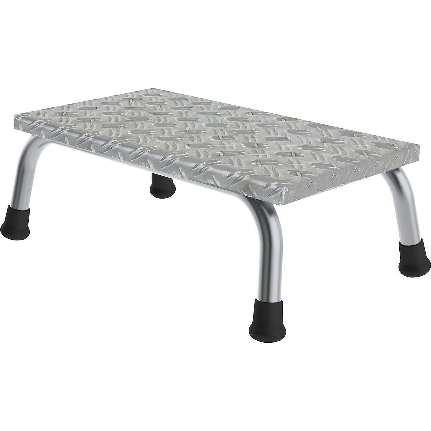 Machine step, platform 550 x 300 mm, 1 step, WxD 590 x 370 mm.