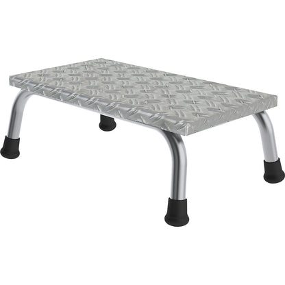 Machine step, platform 550 x 300 mm, 1 step, WxD 590 x 370 mm.