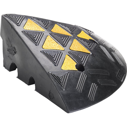 End element for kerb ramps, black, 1 pair, LxWxH 360 x 360 x 150 mm.