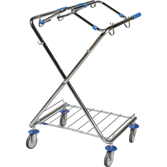DUO hygienic waste sack stand, for capacity 120 l, LxWxH 670 x 600 x 1100 mm, 2 x 120 l.