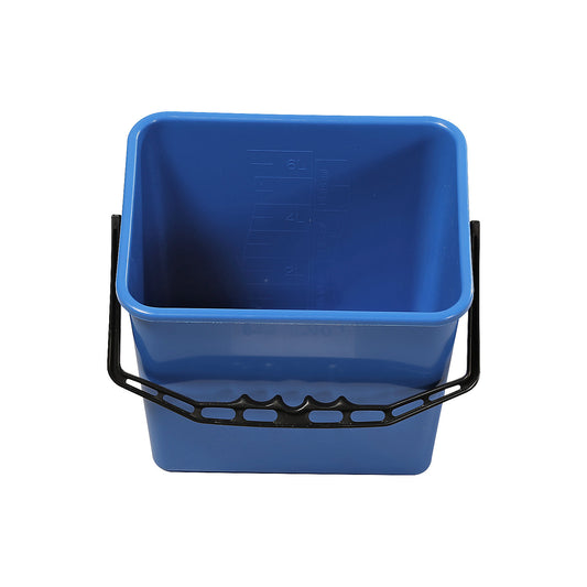 Bucket, capacity 6 litres, blue.