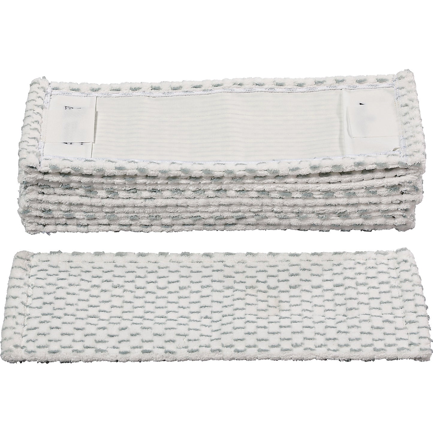 Microfibre mop, pack of 10, ACTIVE with pockets/flaps, width 400 mm.