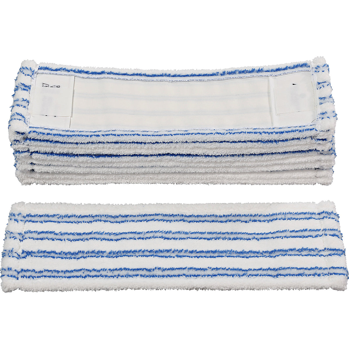 Microfibre mop, pack of 10, ENERGY with pockets/flaps, width 400 mm.