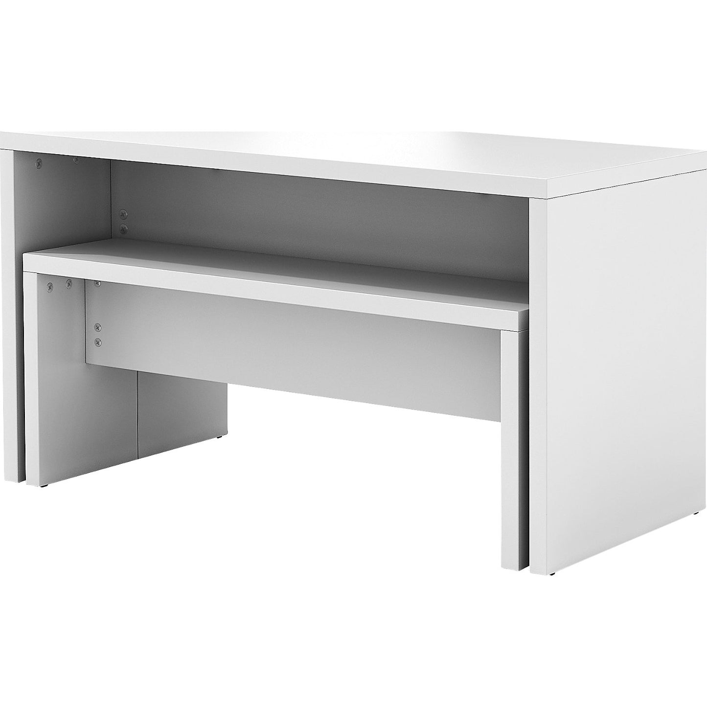 Canteen table, HxWxD 728 x 1300 x 680 mm, white.