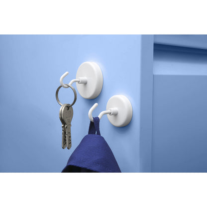 High power magnet, white, pack of 10, Ø 47 mm.