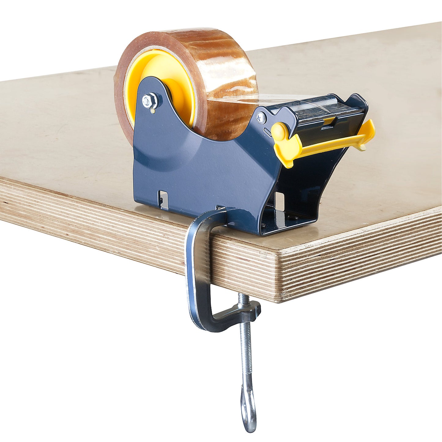 Table dispenser for self-adhesive tape, with clamp fastening, for tape widths up to 50 mm, pack of 3.