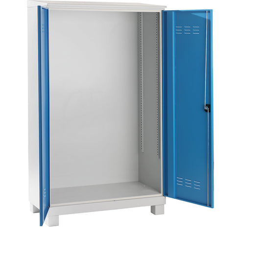 Environmental cupboard for outdoor storage, empty cupboard housing, HxWxD 2100 x 1200 x 600 mm.