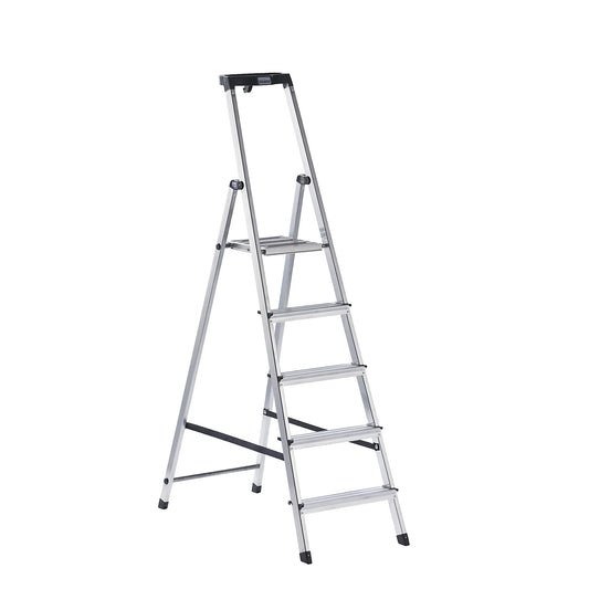 Step ladder, with safety platform, 5 steps.
