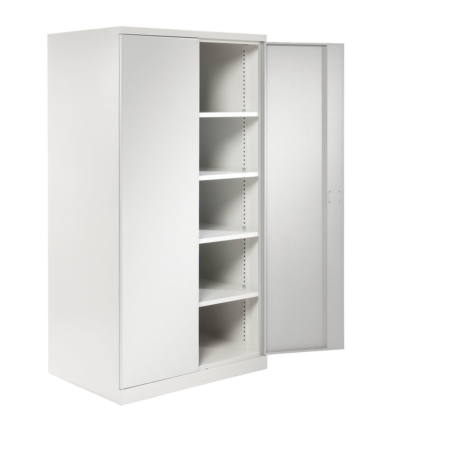 XXL double door cupboard, width 1000 mm, light grey door.