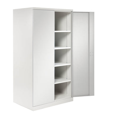 XXL double door cupboard, width 1000 mm, light grey door.