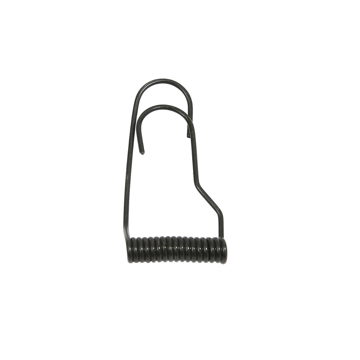 Spring for access flap, for recyclable waste collectors, silver.
