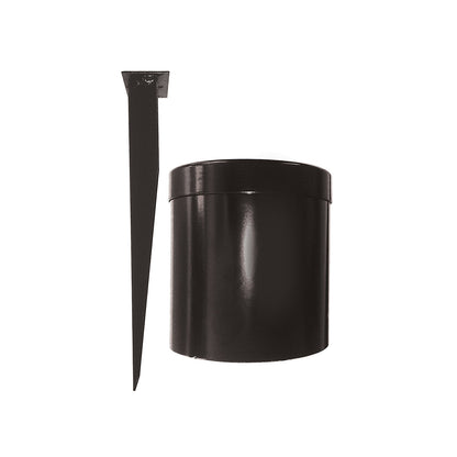 Post earth spike, metal, for post.