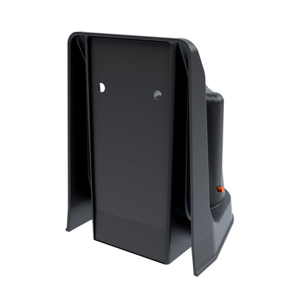 Wall mounting bracket, for tape barrier, black.