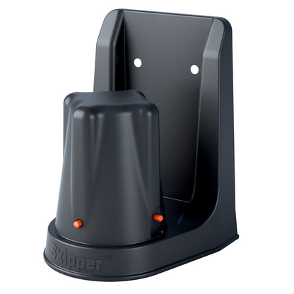 Wall mounting bracket, for tape barrier, black.