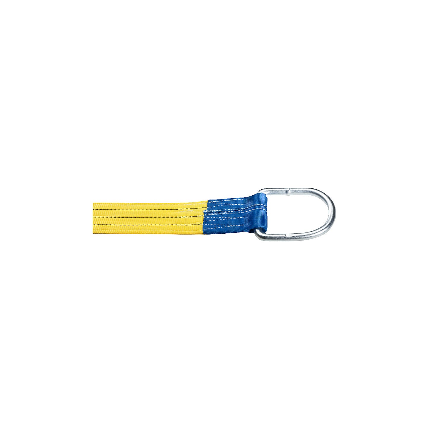 Lifting strap with 2 handles, max. load single direct 3000 kg, pack of 2, effective length 2 m.