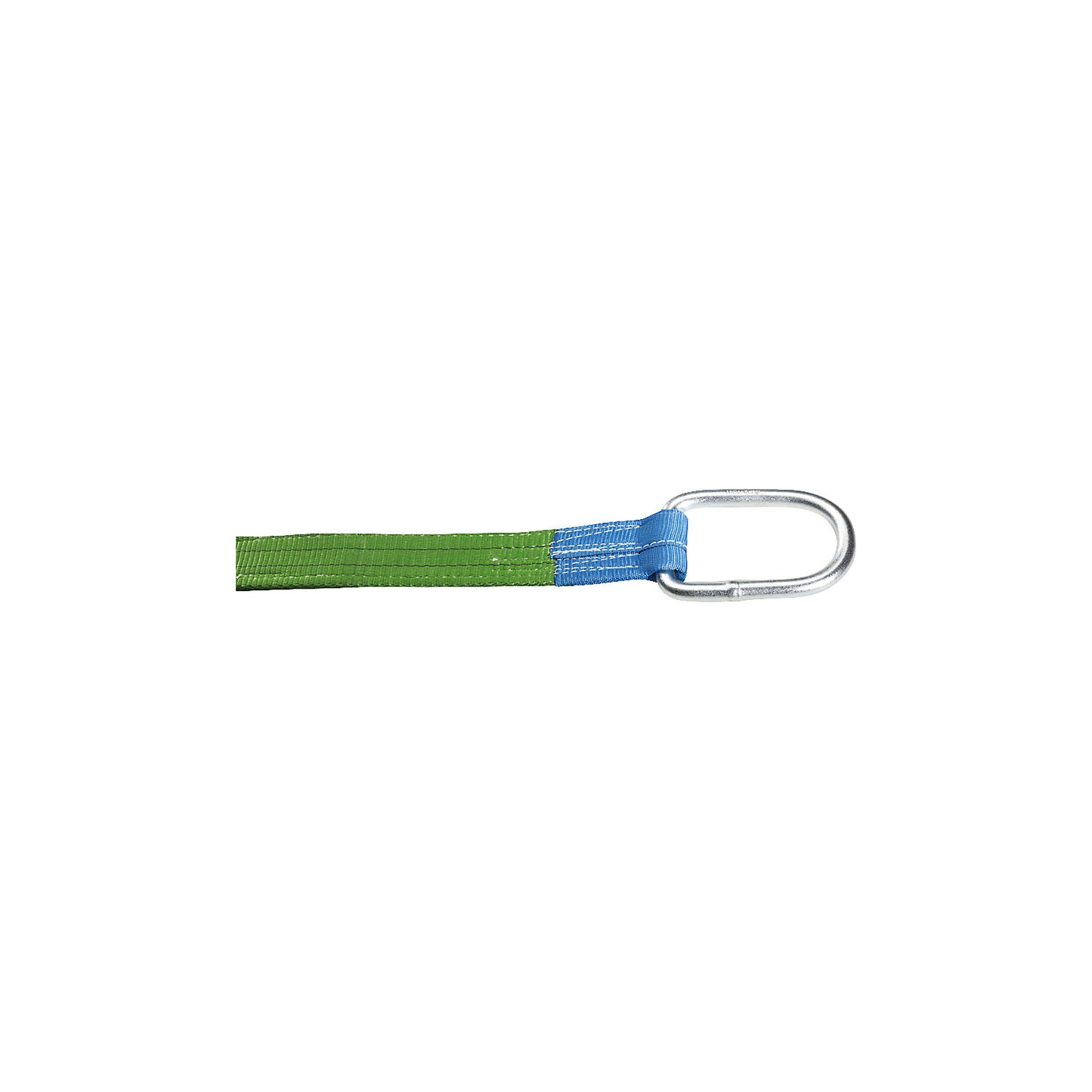 Lifting strap with 2 handles, max. load single direct 2000 kg, pack of 2, effective length 3 m.