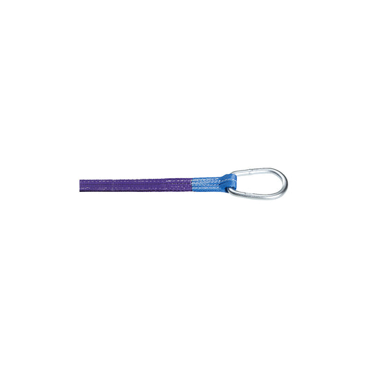 Lifting strap with 2 handles, max. load single direct 1000 kg, pack of 2, effective length 1 m.