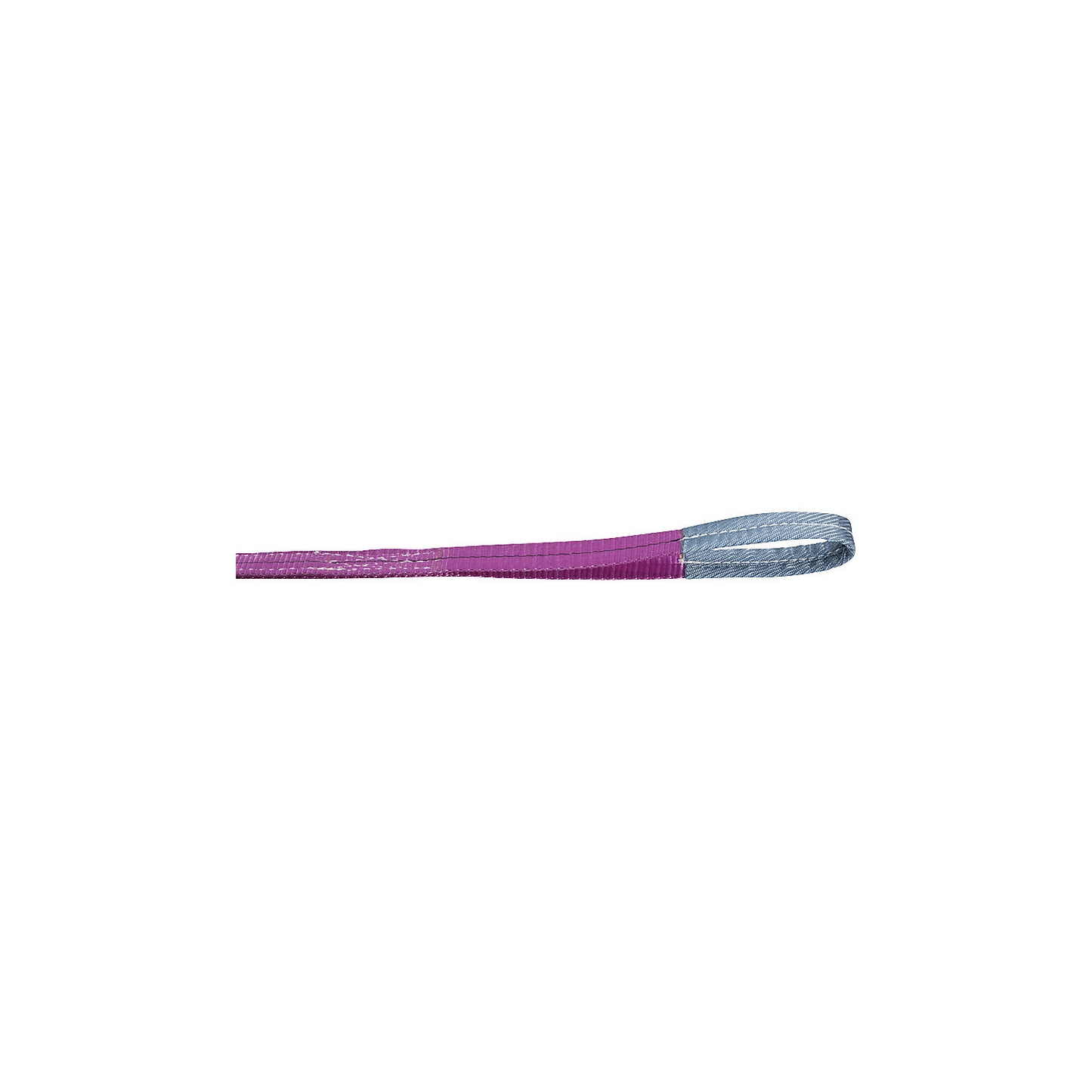 Lifting strap with 2 loops, max. load single direct 1000 kg, pack of 2, effective length 3 m.