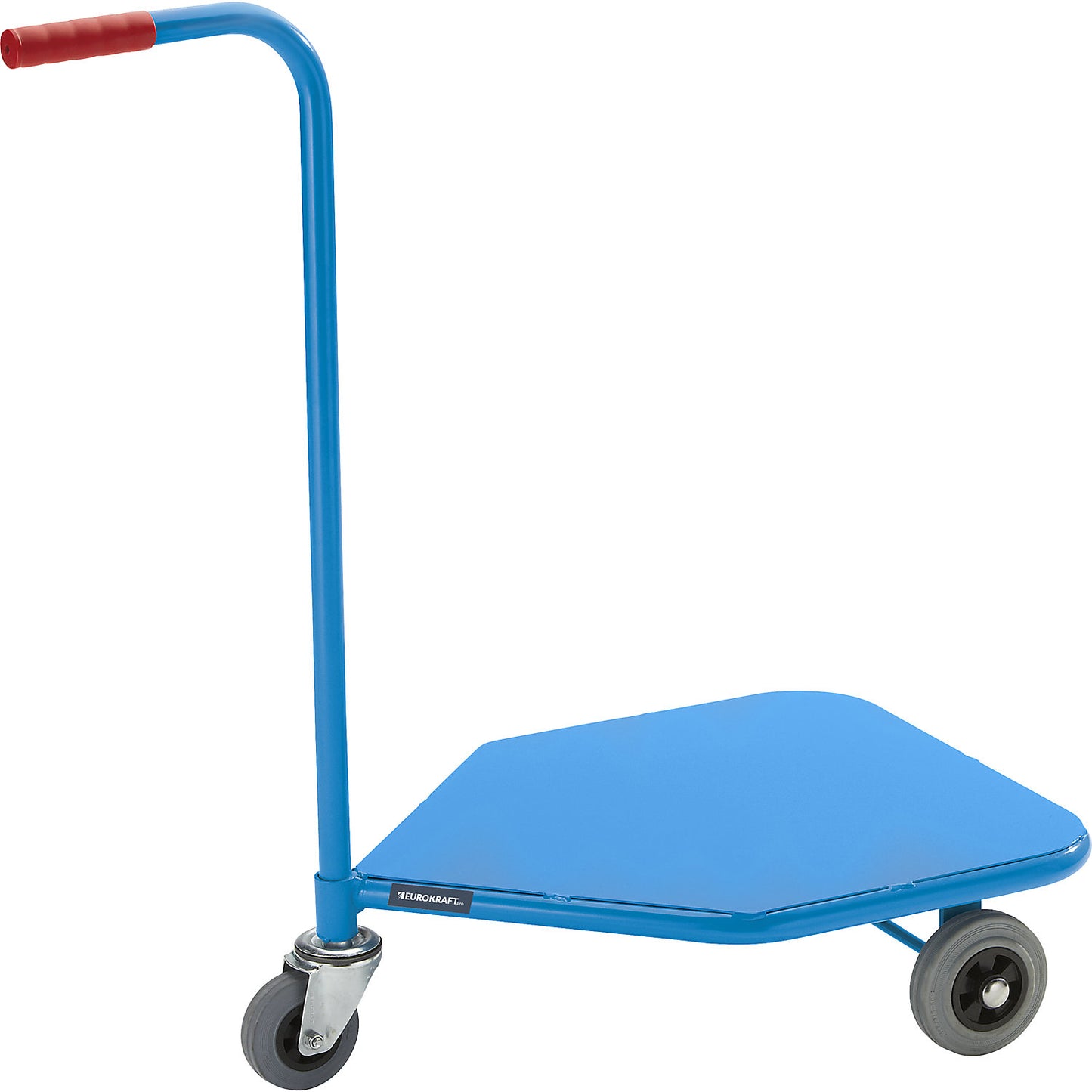 Three wheeler, max. load 100 kg, sheet steel platform, 600 x 500 mm.
