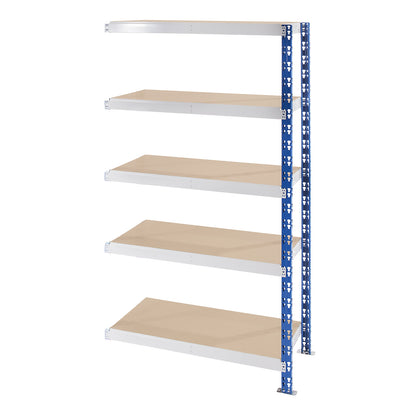 Universal boltless shelving unit, robust, chipboard shelves, HxWxD 1820 x 1025 x 400 mm, extension shelf unit.