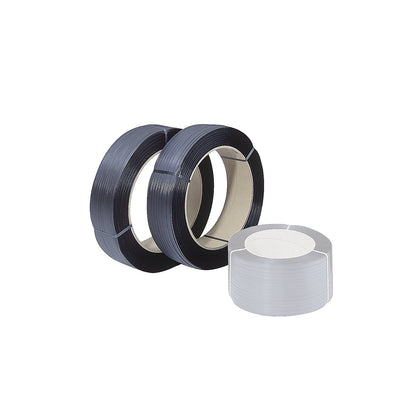 PP strapping, for strap dispensers, core Ø 406 mm, for demanding requirements, strap width 16 mm.