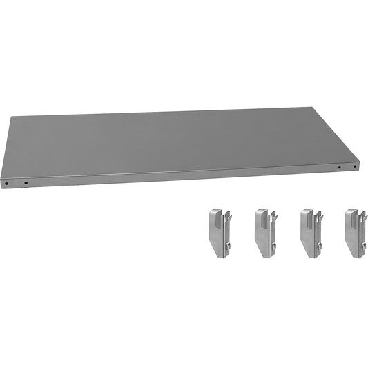 Additional shelf for shelf combination, WxD 1000 x 400 mm, zinc plated.