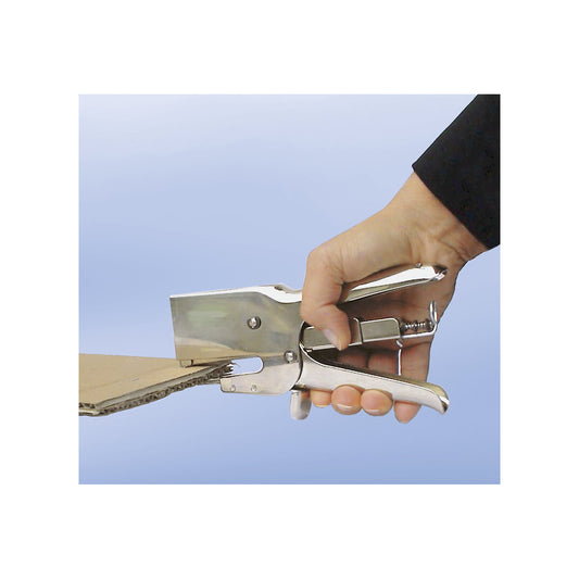 Plier stapler, for flat stapling, mechanical for staples 8 - 12 mm.