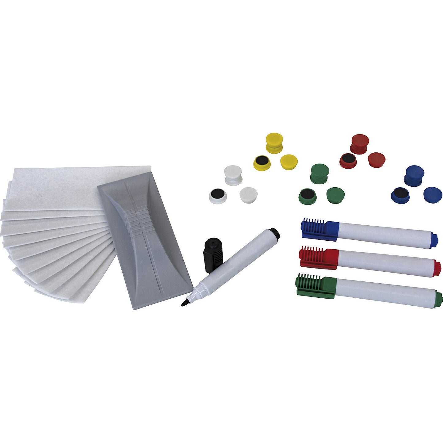 Economy whiteboard set, sheet steel, painted, WxH 1200 x 900 mm.