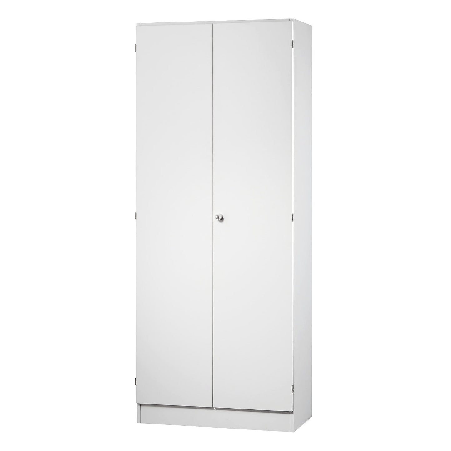 Filing cupboard, 4 shelves, HxWxD 2004 x 800 x 420 mm, white.