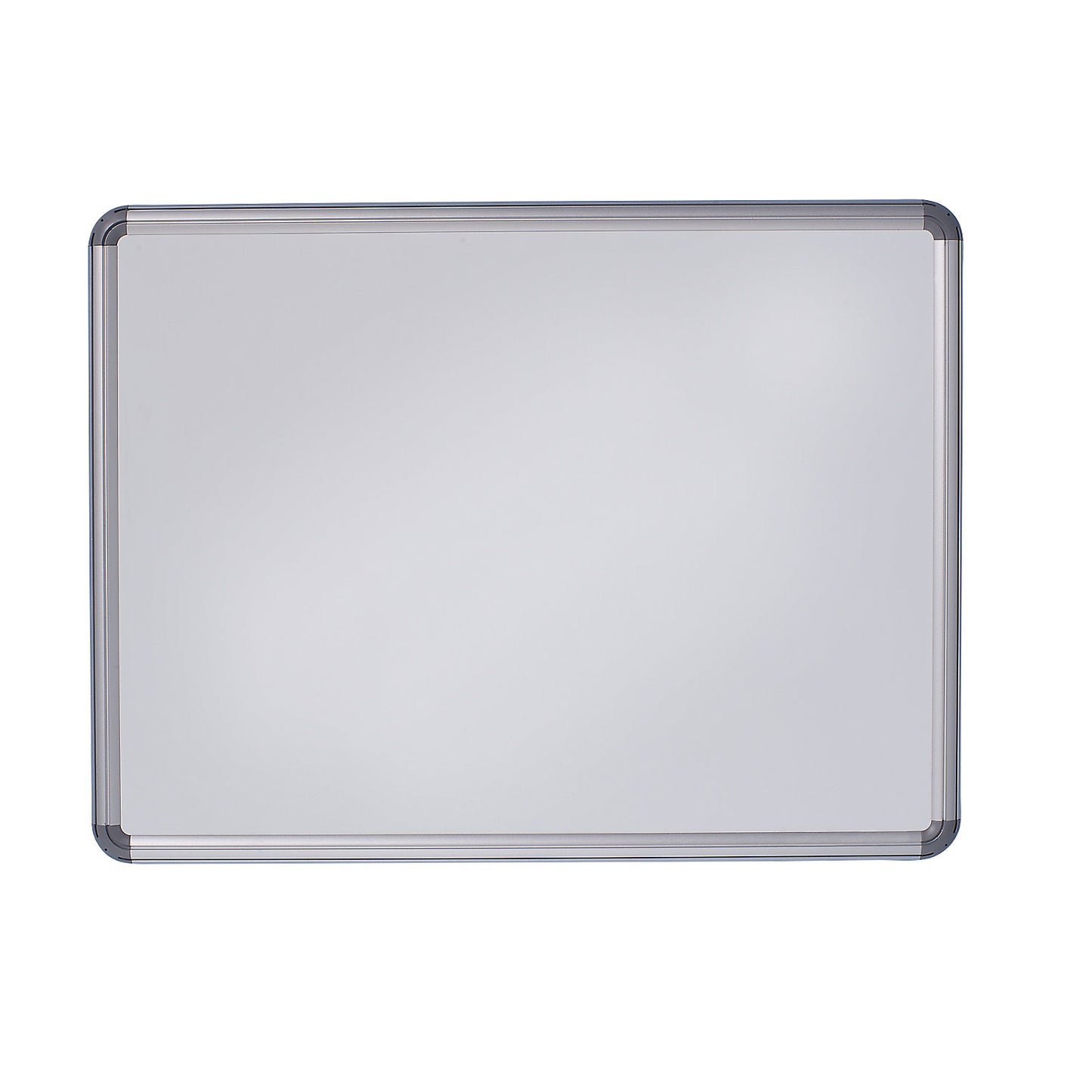 Designer notice board, sheet steel, painted, WxH 600 x 450 mm, white.