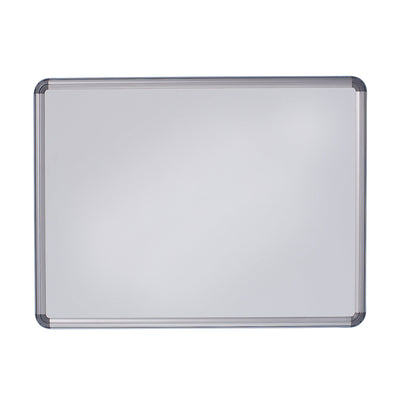 Designer notice board, sheet steel, painted, WxH 600 x 450 mm, white.
