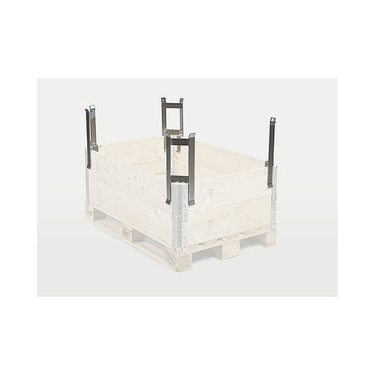 Spacer, pack of 4, for pallet collar to pallet, 400 mm clearance height.