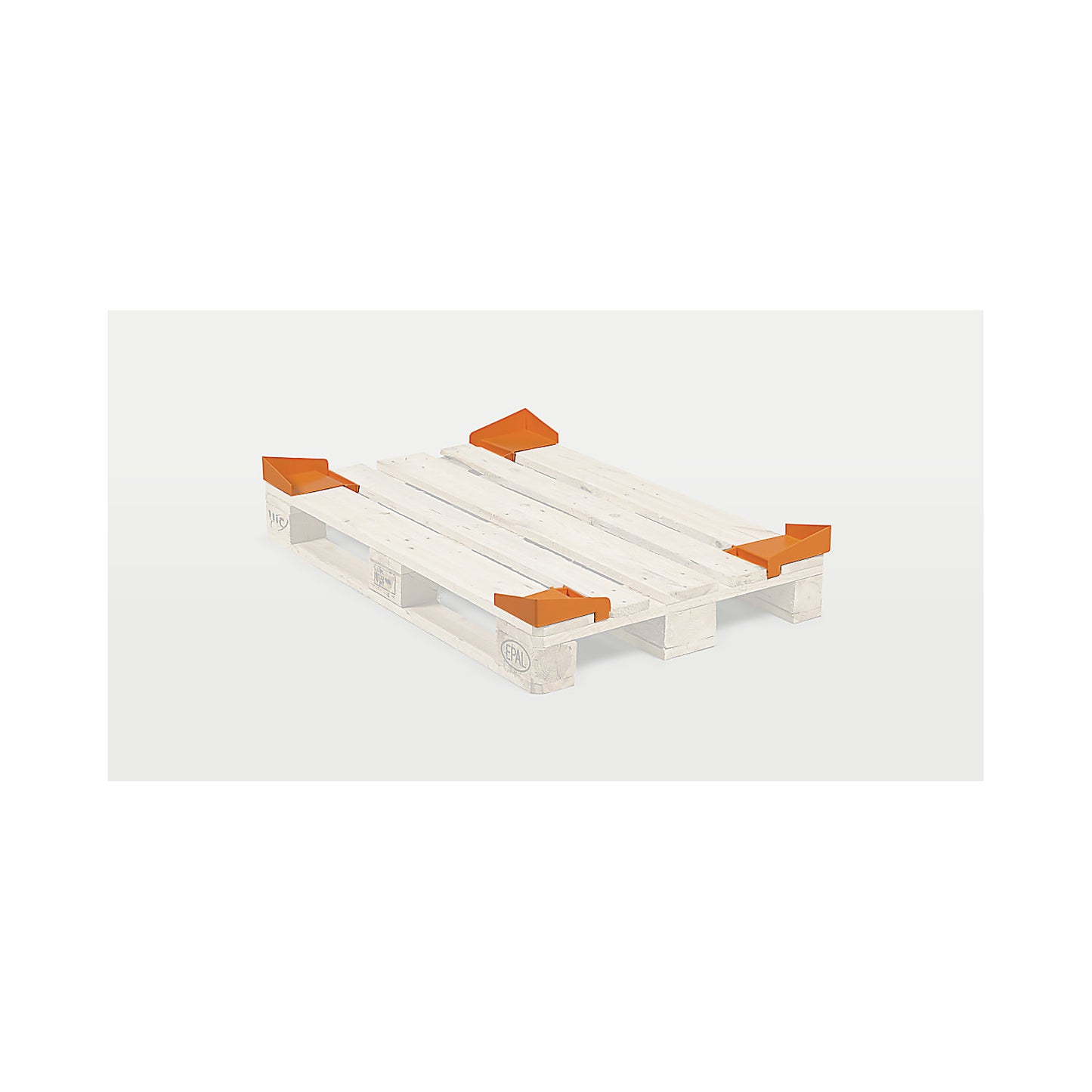 Anti-slip corner, orange, pack of 20, LxWxH 190 x 165 x 60 mm.