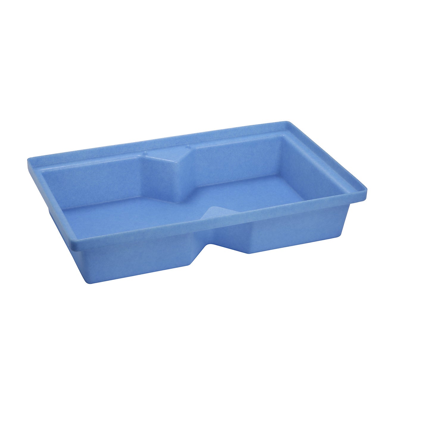 PE small container and pallet tray, LxWxH 1000 x 600 x 200 mm, sump capacity 60 l, without grate.