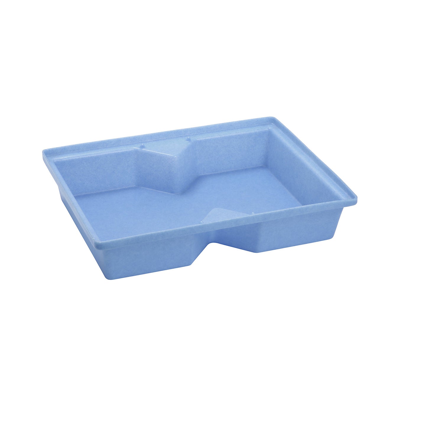 PE small container and pallet tray, LxWxH 800 x 600 x 170 mm, sump capacity 40 l, without grate.