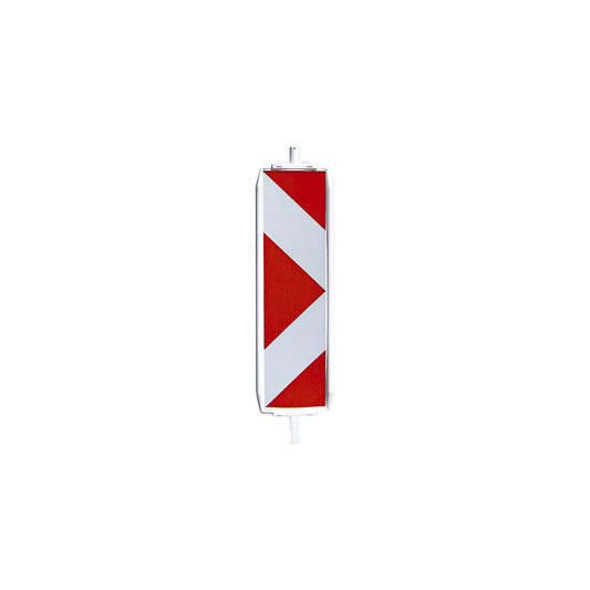 Safety marker, double sided, fitting dimension 40 x 40 mm, right / left pointing, arrow shaped.