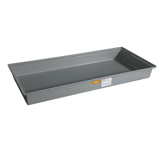 GRP base sump tray, 3 x 200 litre drums, without certification, without grate.