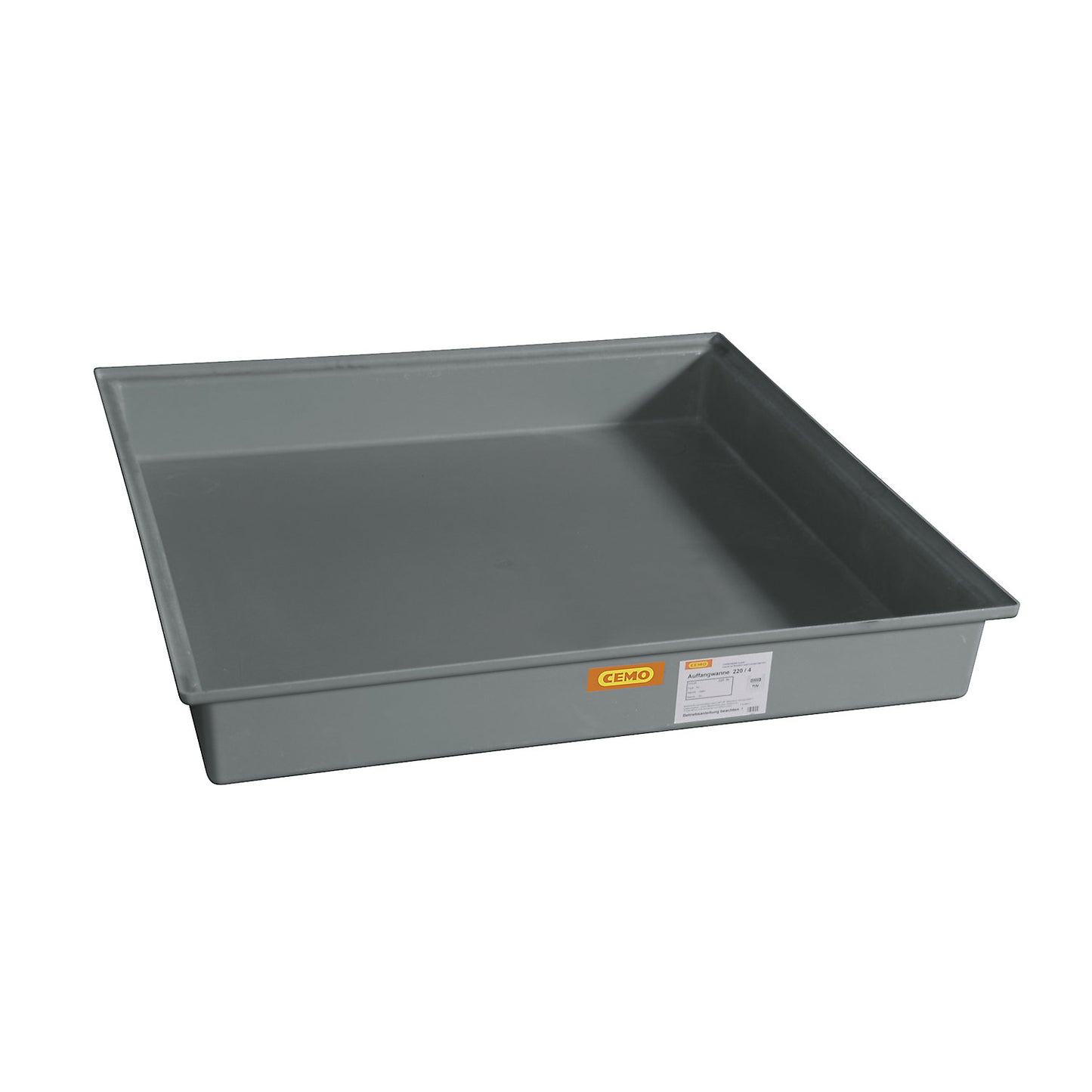 GRP base sump tray, 4 x 200 litre drums, without certification, without grate.