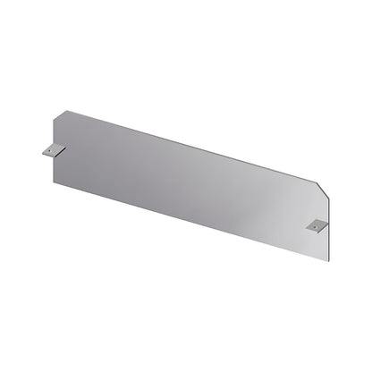 End stop, fixed small roller conveyor, track width 400 mm.