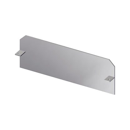 End stop, fixed small roller conveyor, track width 300 mm.
