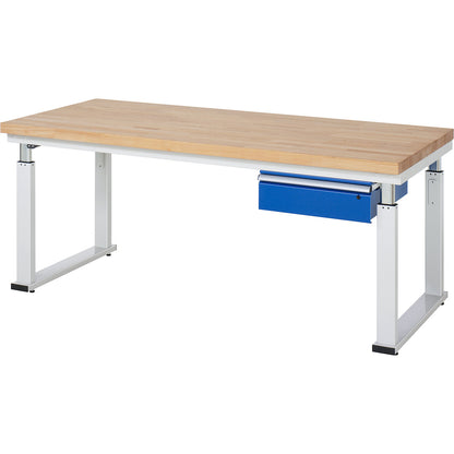 Drawer container below table top, WxD 580 x 650 mm, for table series 600, drawer height 1 x 150 mm.
